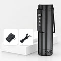 The Pepkase Cooler in black with feature callouts and dimensions