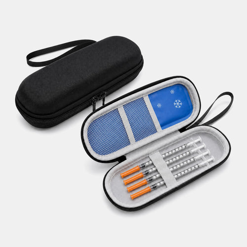 The Pepkase Travel Case — insulated cold-storage cooler in black